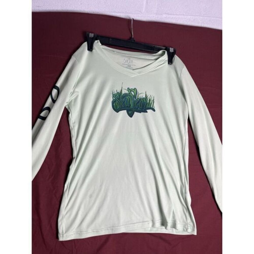 Sea Fear Manatee Long‎ Sleeve Performance Tee For Women (xs)